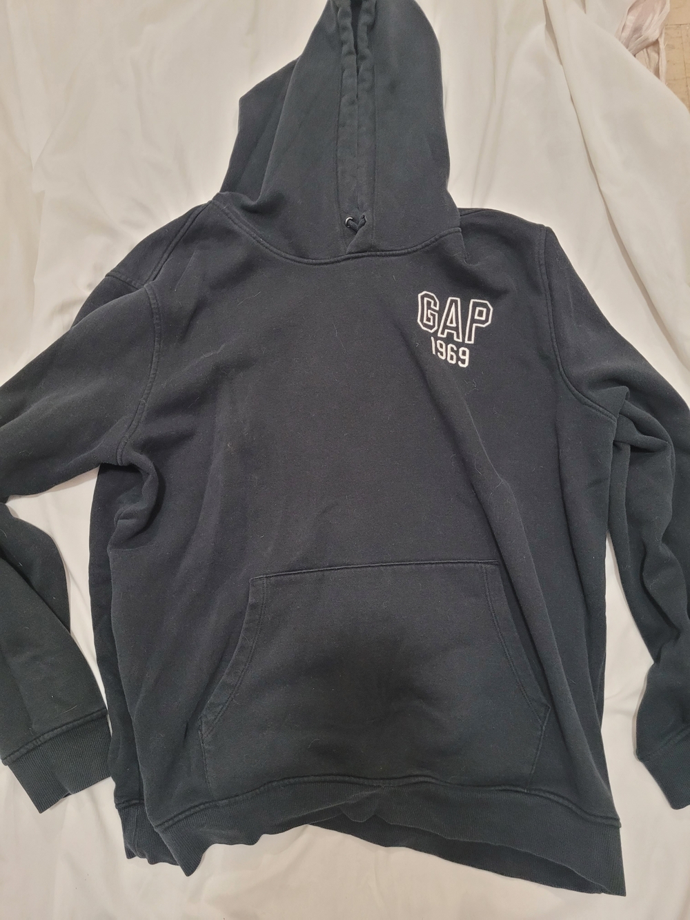 GAP 1969 Men's Black Hooded Sweatshirt